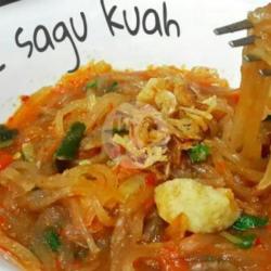 Lontong Mie Sagu Kuah Sayur