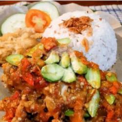 Nasi Ayam Geprek Pete