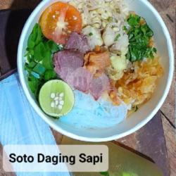 Soto Sapi Nasi Dan Mangkok