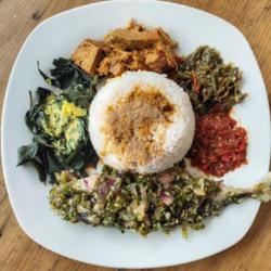 Nasi Rames Ikan Kembung Banjar