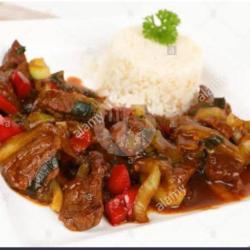 Nasi Beef Teriyaki