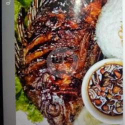 Ikan Jaer Bakar   Nasi