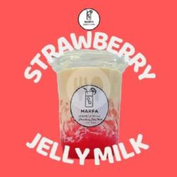 Strawberry Jelly Milk