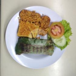 Nasi Bakar Tahu Tempe