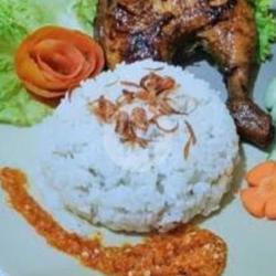 Nasi Ayam Bakar Tahu Tempe Sambal Bawang Biasa