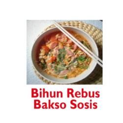 Bihun Rebus Bakso Sosis