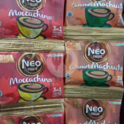 Es Neo Coffee Moccachino Dan Caramel Machiato Toping Bubble Atau Cincau