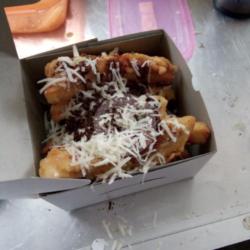 Pisang Kepok Rasa Keju, Coklat, Seres