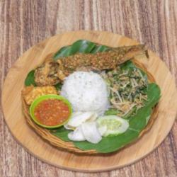 Pecel Lele   Nasi