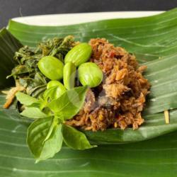 Nasi Bakar Ikan Cakalang Pete