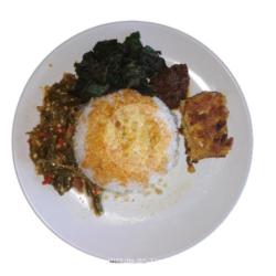 Nasi Sayur Telur Dadar