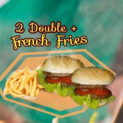 2 Double Beef   French Fries