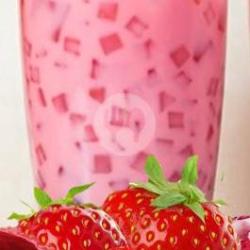 Strawberry Jelly Milk Tea