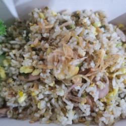 Nasi Goreng Teri Sambal Lado Hijau