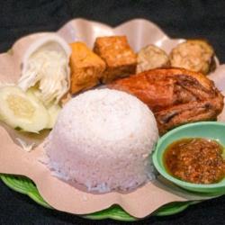 Nasi Ayam Bakar Pedas 28k