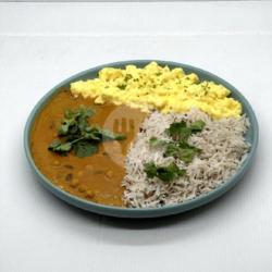 Creamy Egg Curry Rice