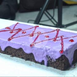 Brownies Kukus Violet Blueberry