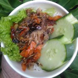 Rice Bowl Suir Pindang Ikan Tongkol Tumis Pedas