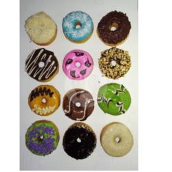 Donat Mini Isian Coklat 12 Pcs