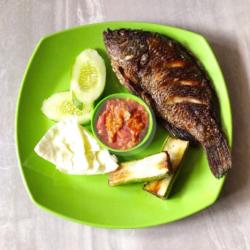 Lalapan Ikan Goreng (nila)