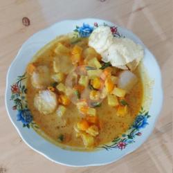 Lontong Sayur Sehat Kuah Susu Polos (sehat Dan Halal)