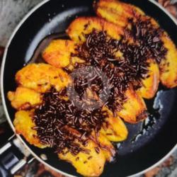 Pisang Bakar Susu Coklat