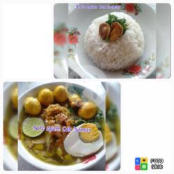 Paket Soto Ayam   Telor Muda Dan Nasi