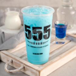 Milk Soda Blue Curacao