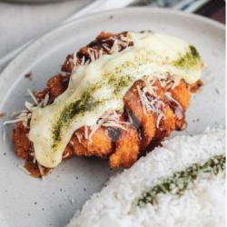 Bbq Moza Chicken Katsu (rice Or Fries)