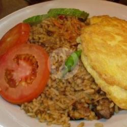 Nasi Goreng Telor Dadar Sosis