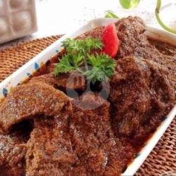 Nasi   Rendang   Tempe Emping