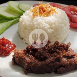 Nasi Gepuk Daging Serundeng