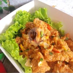 Crispy Chicken Skin Salted Egg Alacarte