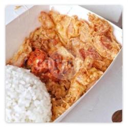 Ricebox Telor Dadar Sosis Sambel