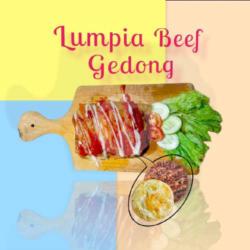 Lumpia Beef Asap   Telur