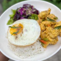 Rice Chiken Salted Egg