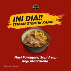 Nasi Panggang Sosis Smokedbeef Keju Mozzarella (original/pedas)