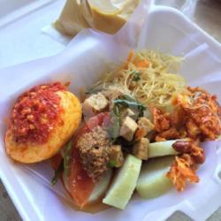 Lontong Medan Ayam Goreng