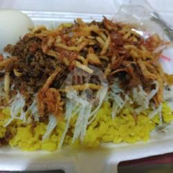 Nasi Kuning Abon Biasa