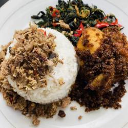 Nasi Megono Ayam Gr Srundeng