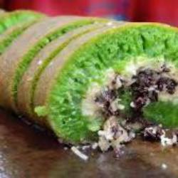 Roll Pandan Keju Coklat