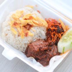 Nasi Lemak Karih Ayam   Sambal Goreng Ati