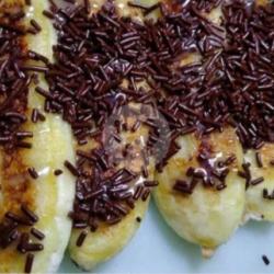 Pisang Tanduk Bakar Coklat