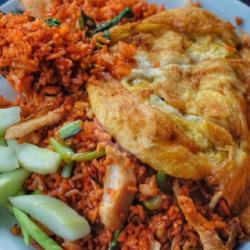 Nasi Goreng Surabaya (merah/saos) Es Nutrisari