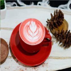 Hot Red Velvet Latte