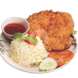 Nasi Hainan Chicken Chop