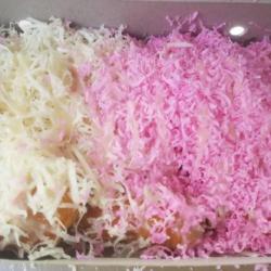 Pisang Aroma Topping Coklat Strawberry / Taro / Banana