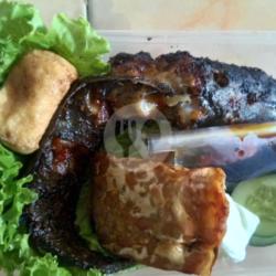 Lele Bakar   Nasi Liwet   Lalap Sambal   Tempe Tahu