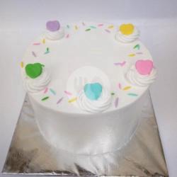 Kue Ulang Tahun Rainbow 16cm