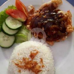 Nasi Ayam Geprek Teriyaki